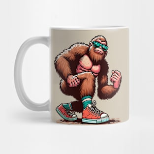 Bigfoot with new sneakers Mug